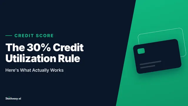 Stop Using the 30% Credit Utilization Rule