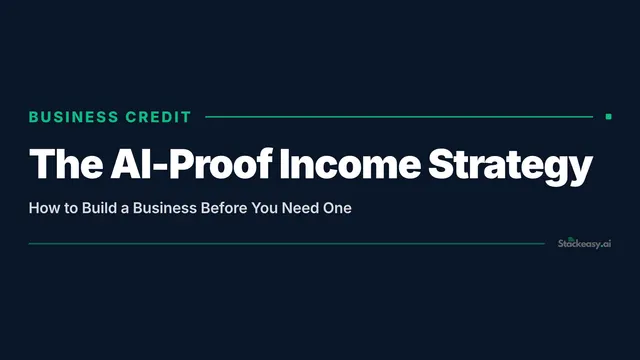 The AI-Proof Income Strategy: How to Build a Business