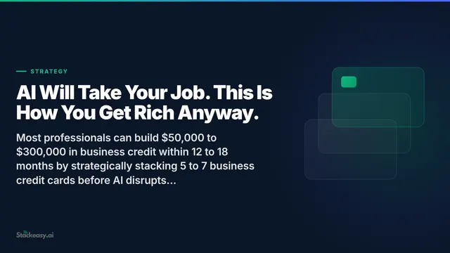 AI Will Take Your Job. This Is How You Get Rich Anyway.