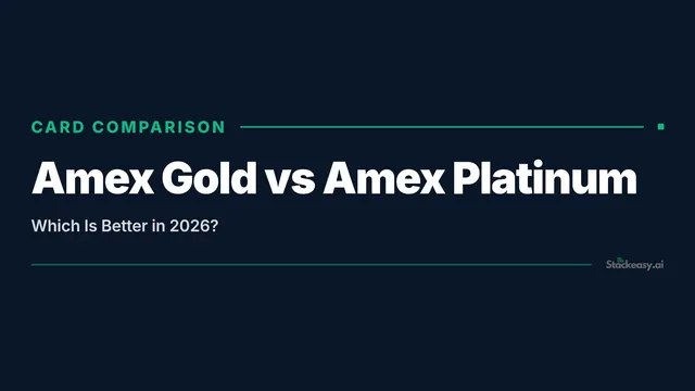 Amex Gold vs Amex Platinum: Which Is Better in 2026?