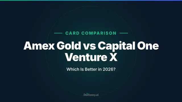 Amex Gold vs Capital One Venture X: The Winner