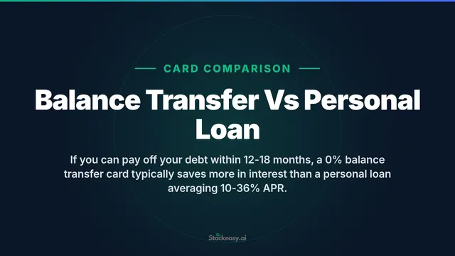Balance Transfer vs Personal Loan: Which Saves More?