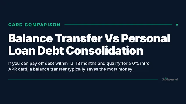 Balance Transfer vs Personal Loan: Save More Money