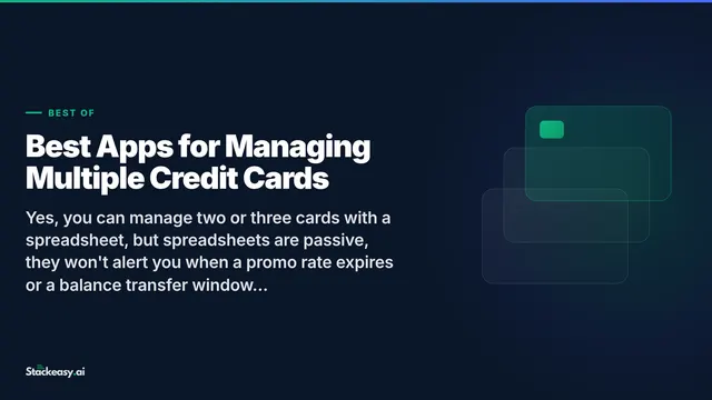 Best Apps to Manage Multiple Credit Cards (2026)