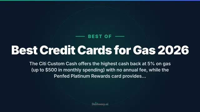 Best Credit Cards for Gas 2026