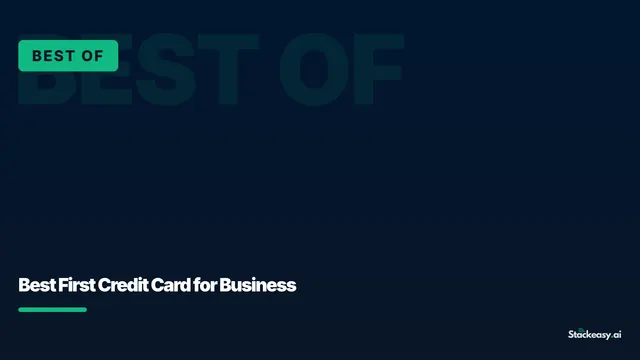 Best First Business Credit Card: No Credit Needed 2026