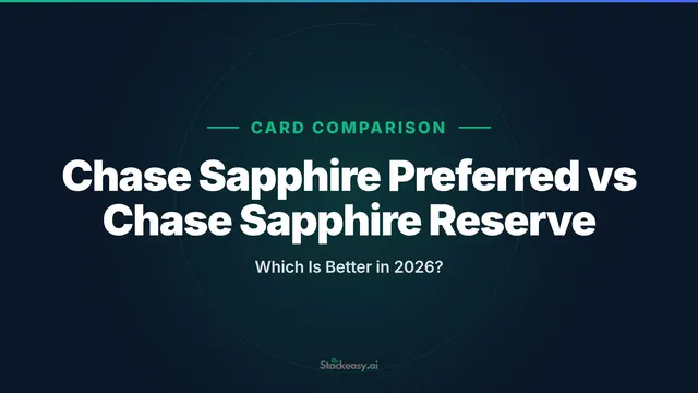 Chase Sapphire Preferred vs Chase Sapphire Reserve