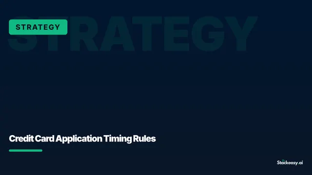 Credit Card Application Timing and Velocity Rules