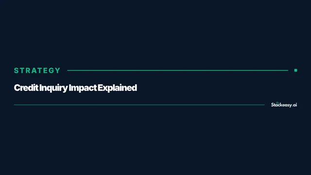Credit Inquiry Impact Explained