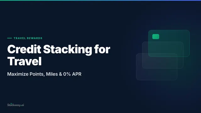 Credit Stacking for Travel: Maximize Points, Miles & 0% APR