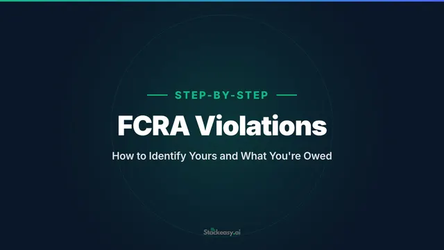 FCRA Violations: How to Identify Yours and What You're Owed