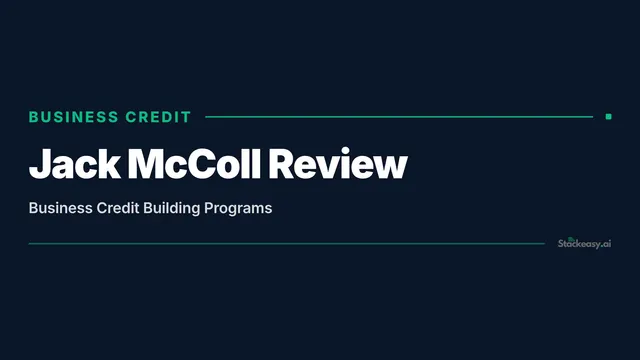 Jack McColl Review: Business Credit Building Programs