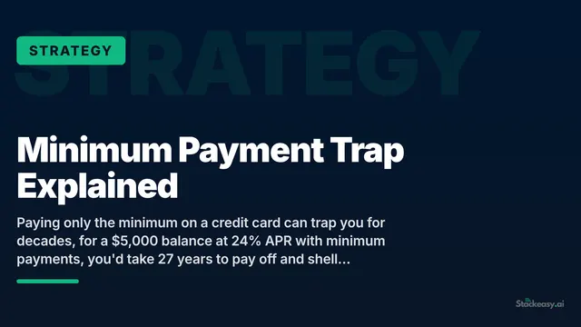 Minimum Payment Trap Explained