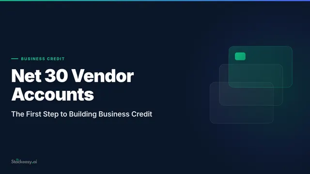 Top Net 30 Accounts to Build Business Credit