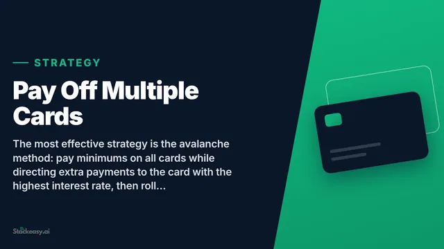 Best Way to Pay Off Multiple Credit Cards at Once