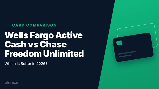 Wells Fargo Active Cash vs Chase Freedom Unlimited
